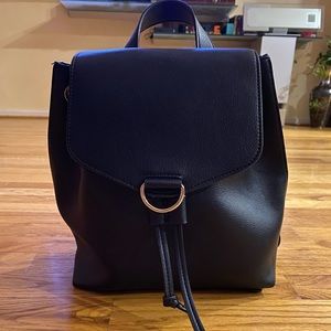 Forever 21 black mini backpack